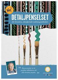 Detaljpensel set om 4
