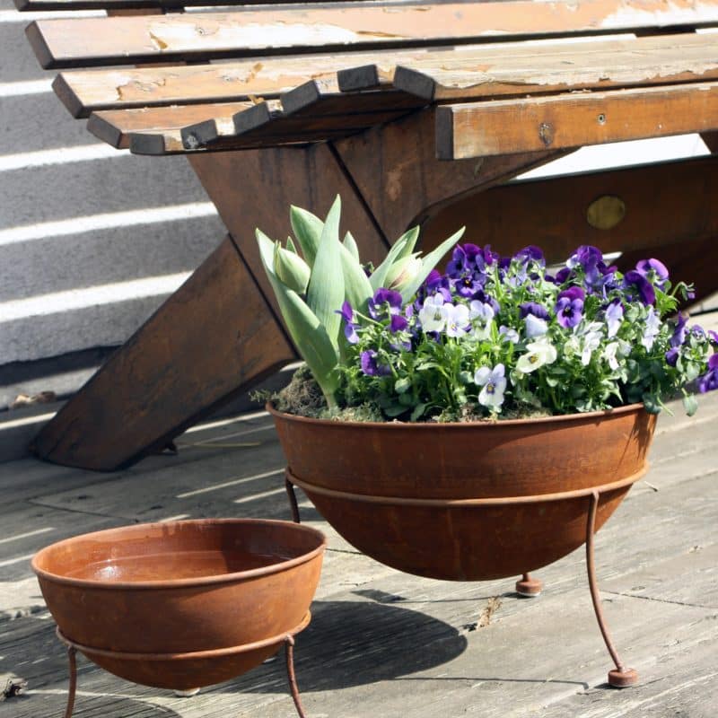 Planteringsskål el marschallhållare STOR