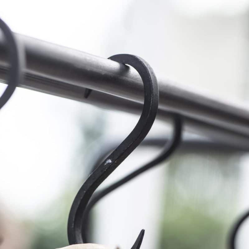 S-krok järn handgjord 13cm H