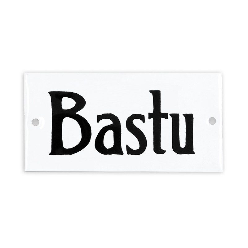 Emaljskylt ”Bastu”