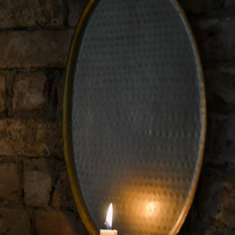 Lampett antik mässing