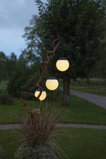 solcellsbelysning Globus 3pack - Bild 4