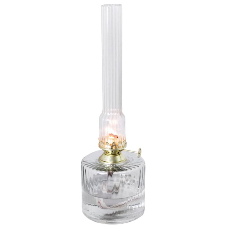 Fotogenlampa clear/mässing STOR