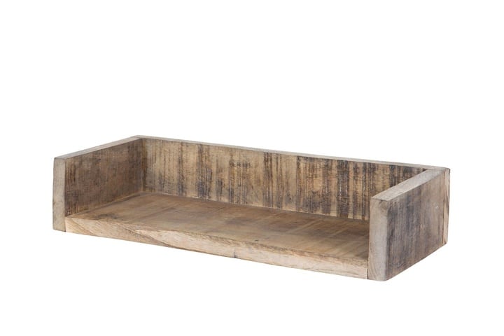 Hylla / sängbord antik trä liten