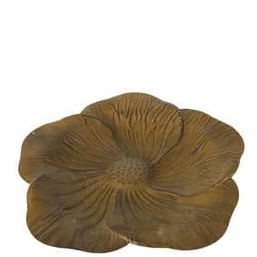 Blad fat / fågelbad rostbrun 34cm