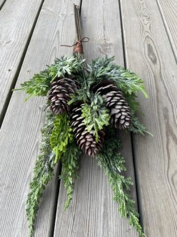 Cypressbukett, droppkrans - Bild 5