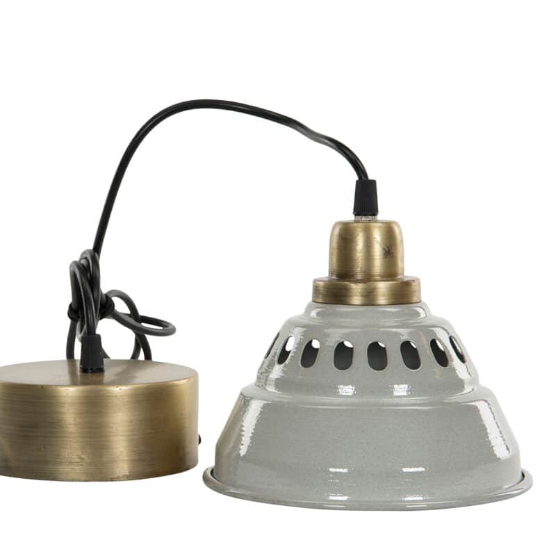 Lampa emalj stone 18cm