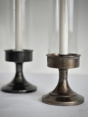 Ljusstake med cylinderglas på fot - Bild 2