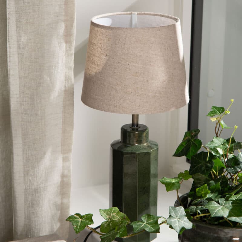 Bordslampa fot grön