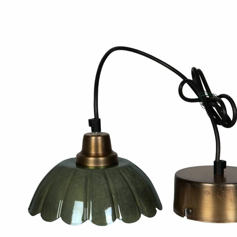 Fönsterlampa Lovis 18cm Mossgrön