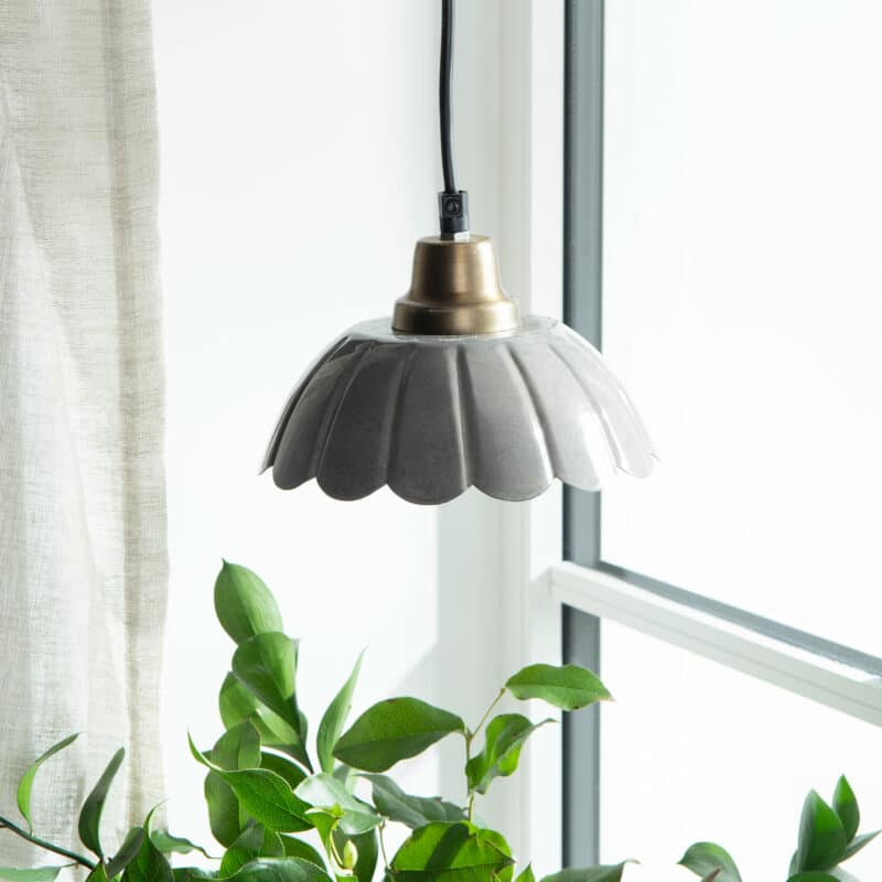 Fönsterlampa Lovis 18cm Grå