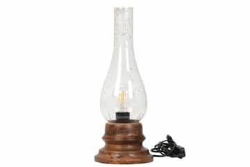 Bordslampa Trä / glas