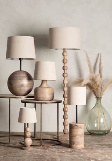 Lampskärm Linne 20cm - Bild 2