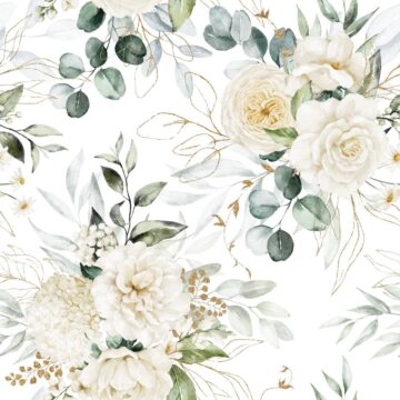 Servett blommor 20st