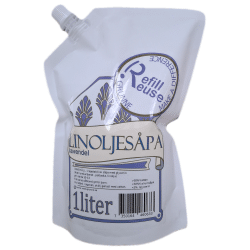 Linoljesåpa 1l Refill Lavendel