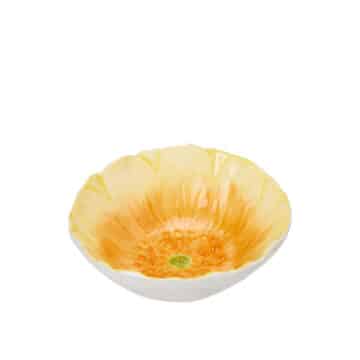 Skål blomma gul