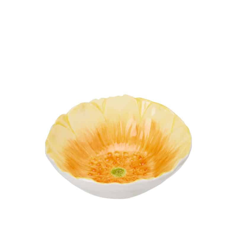 Skål blomma gul