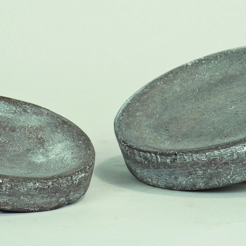 Fat terrakotta grå 16cm