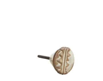 Knopp beige med mönster