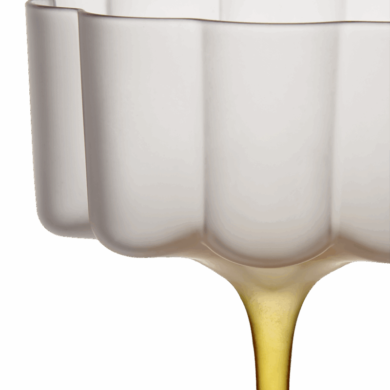 Cocktail dessertglas gul