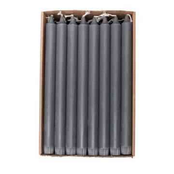 Kronljus 28cm mörk grå