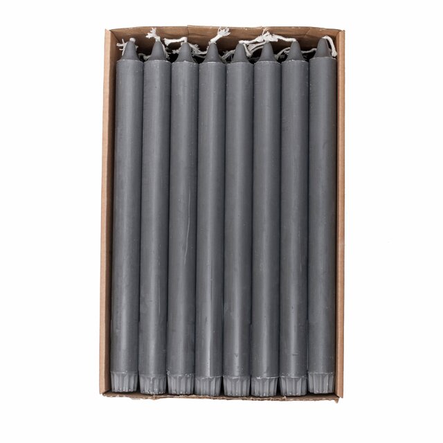 Kronljus 28cm mörk grå
