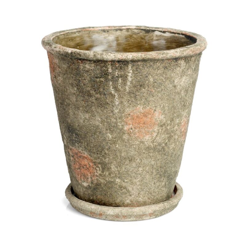 Kruka med fat terrakotta