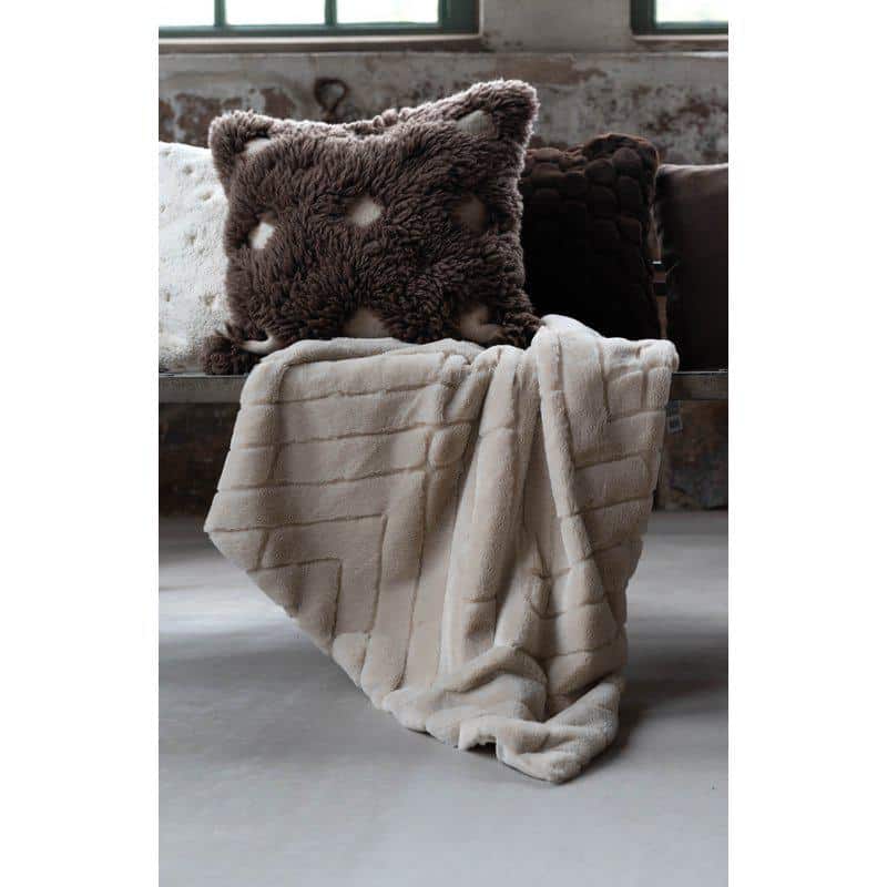 Kuddfodral lurvig brun