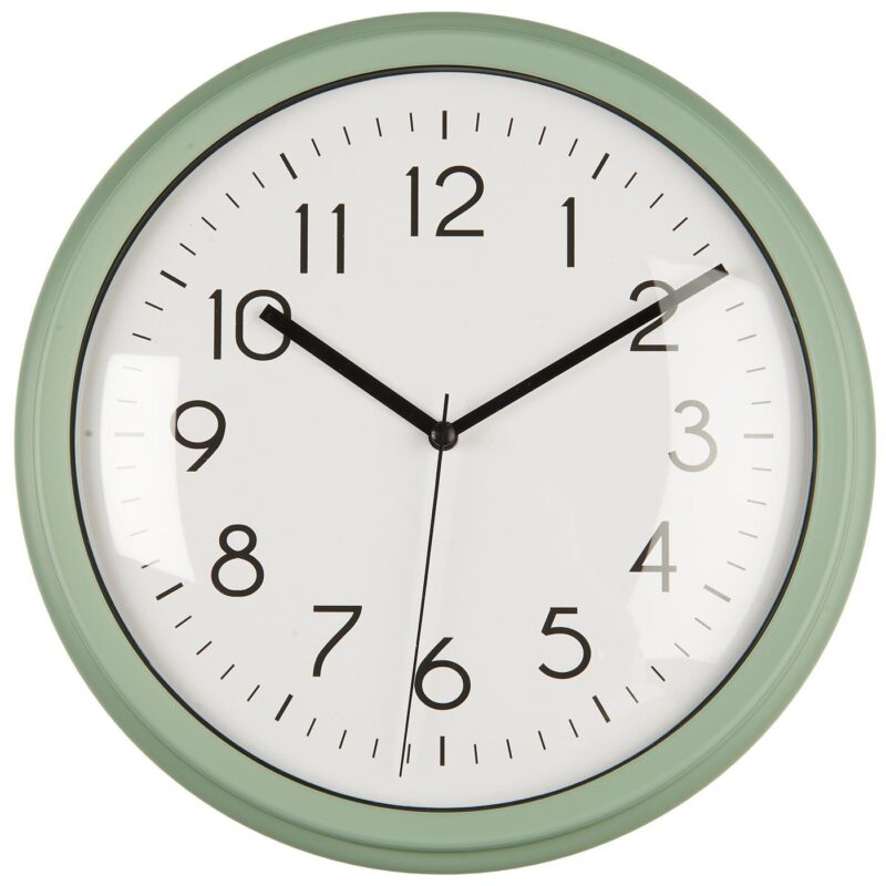 Klocka för vägg grön