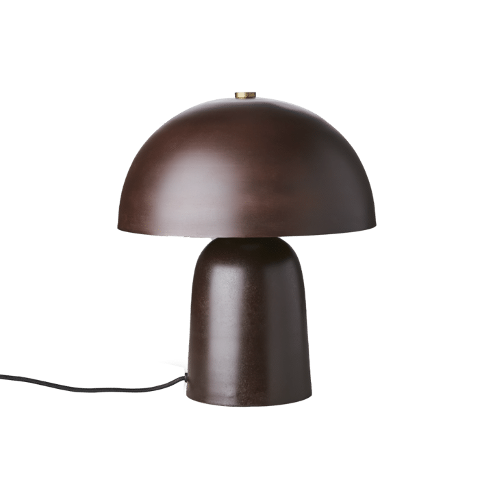 Fungi bordslampa brun M