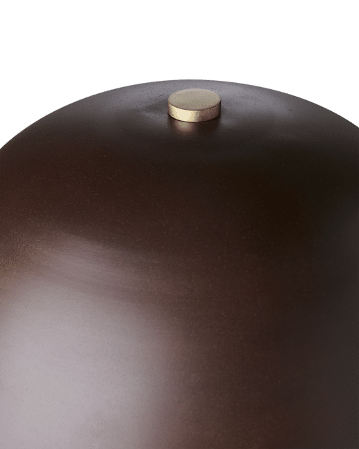 Fungi bordslampa brun M