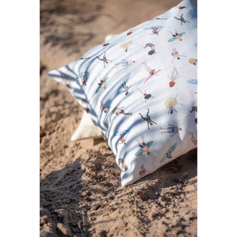 Kuddfodral beach vit