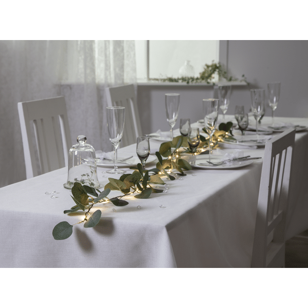 GIRLAND Eucalyptus med belysning och timer