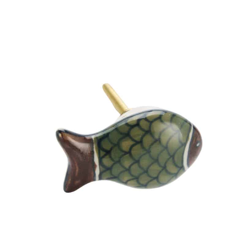 Knoppen fisk Grön