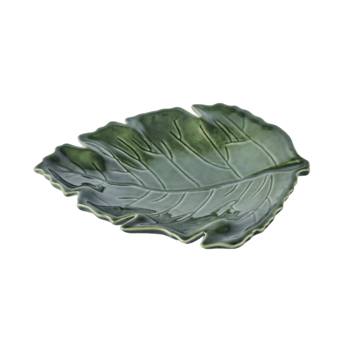 Tallrik / fat grönt blad