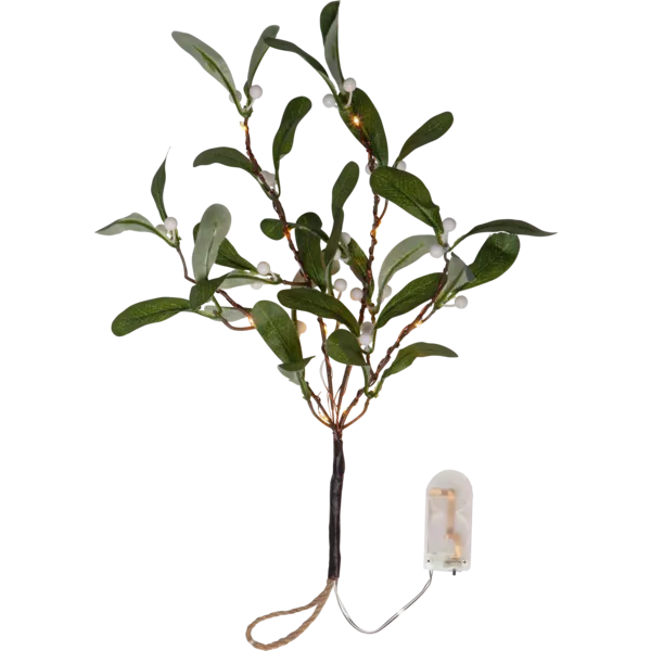 Mistel med ljusslinga 35cm Timer/batteri