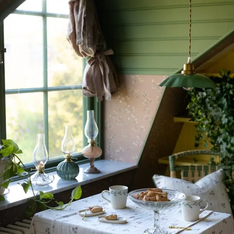 Fotogenlampa med handtag stor